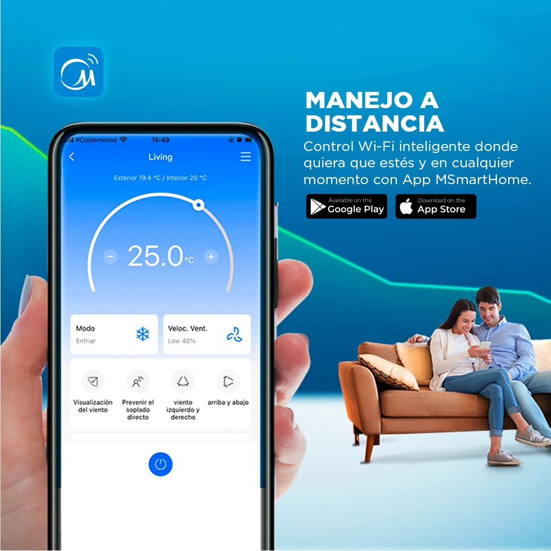 Split muro Midea Xtreme Save R410 18,000 Btuh Inverter - Imagen 6